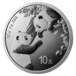 China Panda silver coin