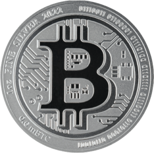 Bitcoin 1 oz Silver Coin 2022