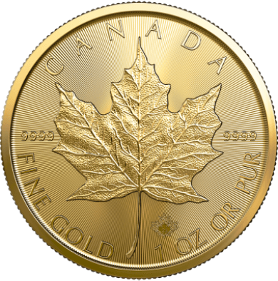1 oz Canadian Maple Leaf Gold Coin 2023