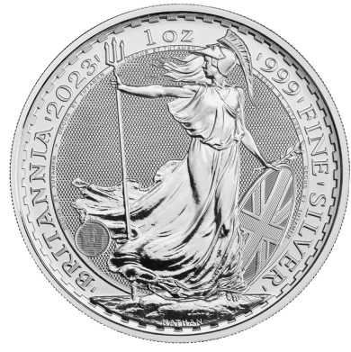1oz Britannia Coronation Charles III Silver Coin-2023