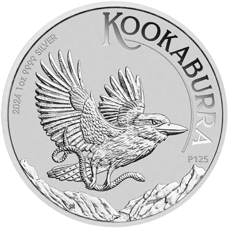 Australian Kookaburra 1oz silver coin 2024