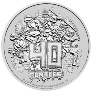 Teenage Mutant Ninja Turtles™ 40th Anniversary 2024 1oz Silver Coin